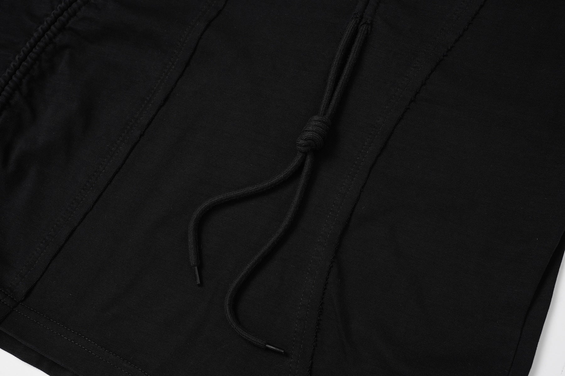 Langarm-Sweatshirt mit Farbverlauf, Washed-Finish und Tunnelzugsaum