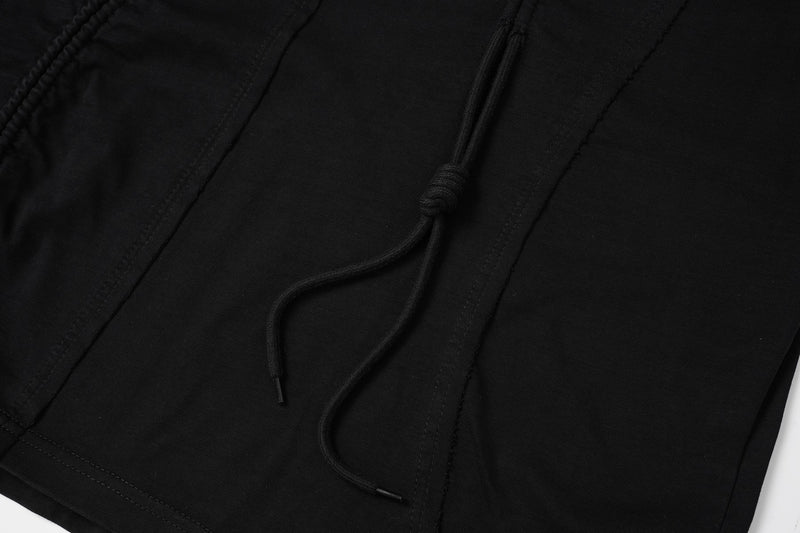 Langarm-Sweatshirt mit Farbverlauf, Washed-Finish und Tunnelzugsaum