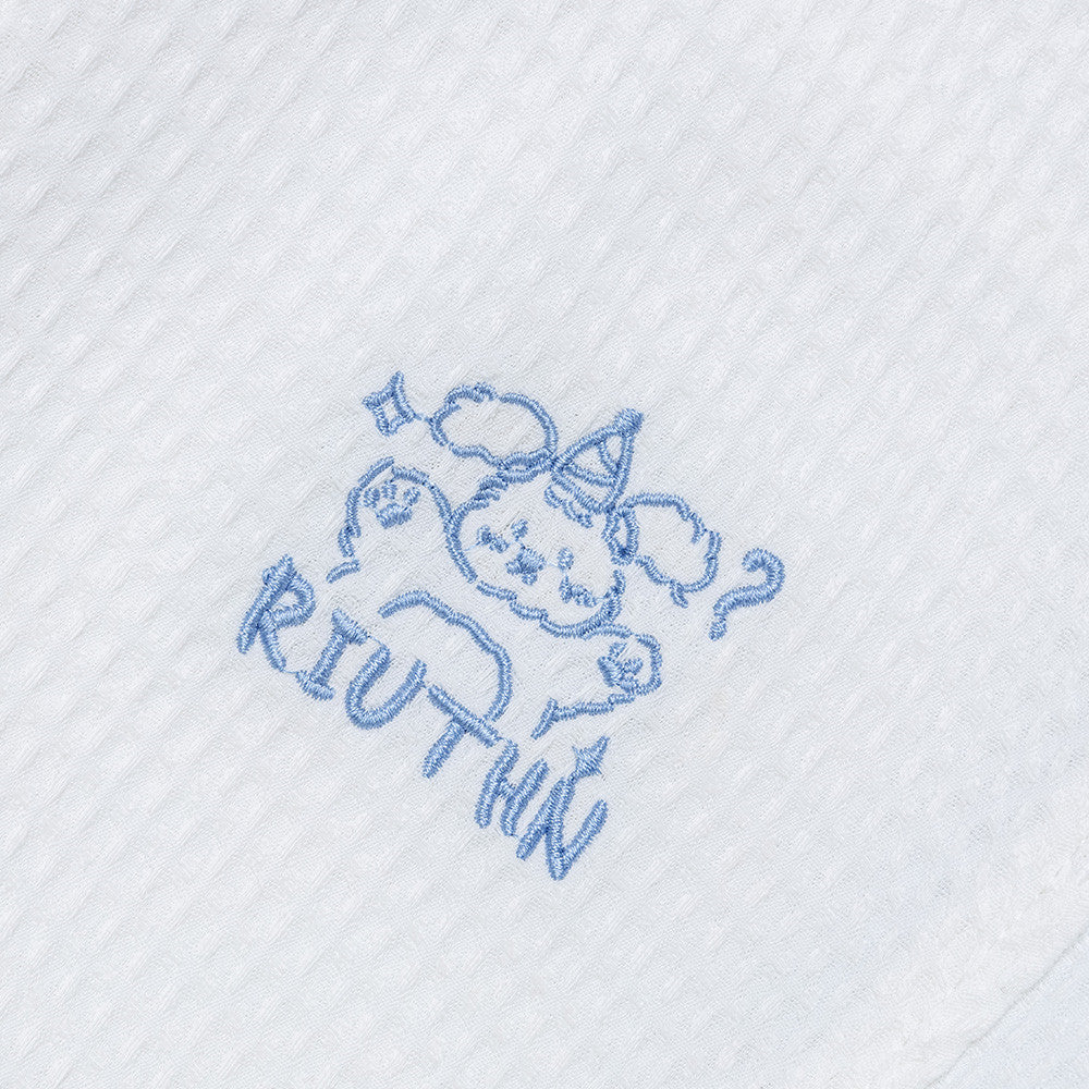 Chemise homme boutonnée à empiècement côtelé & rayures – Coupe preppy oversize