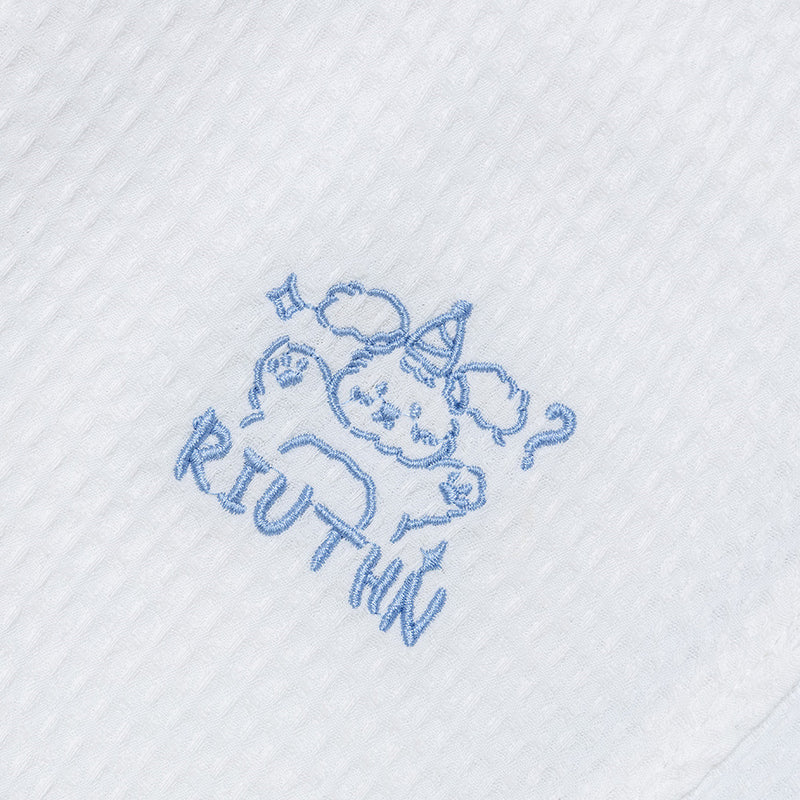 Chemise homme boutonnée à empiècement côtelé & rayures – Coupe preppy oversize