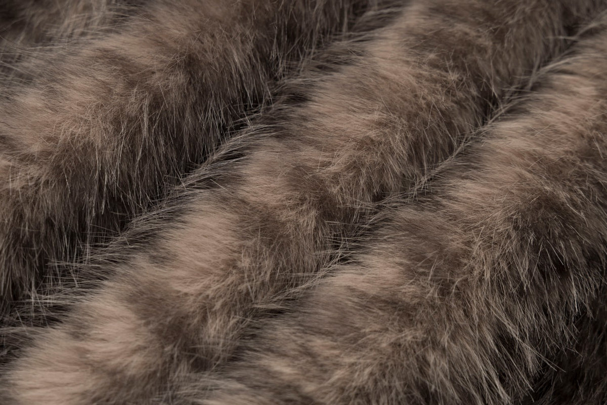 Leopard Print Faux Fur Hooded Jacket – Zip-Up Winter Coat