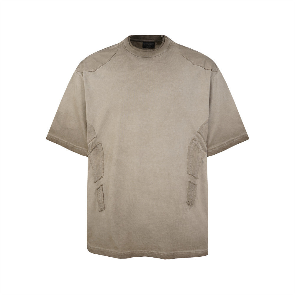 SEAKOFF Acid Wash Distressed Oversized Cotton Tee | Vintage