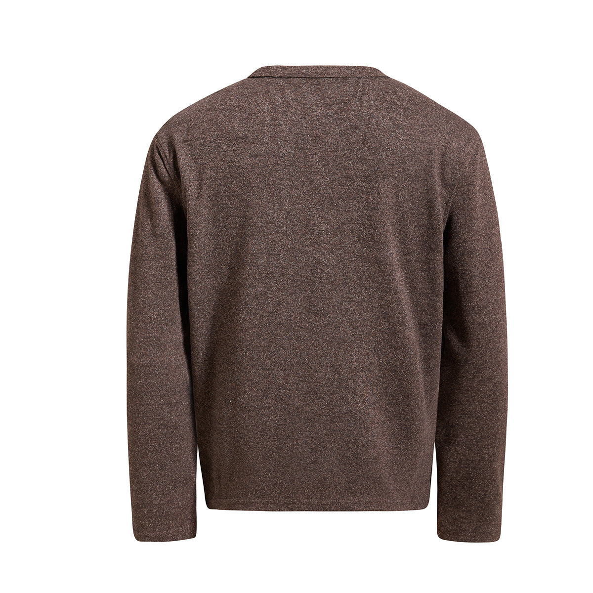 Men's Long-Sleeve Henley T-Shirt – Vintage American Style, Relaxed Fit