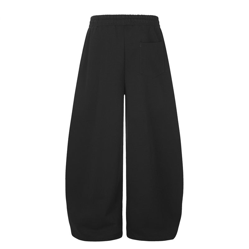Wide-Leg-Sweathose mit Stern-Grafik und dreifachen Streifen-Details