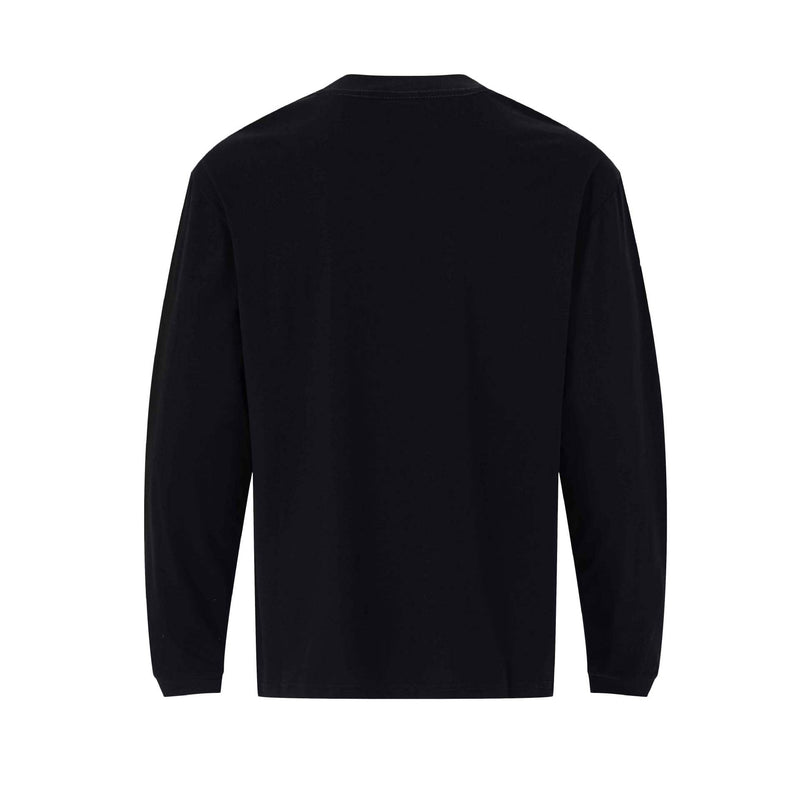 レオパード柄リップロゴ 長袖グラフィックTシャツ