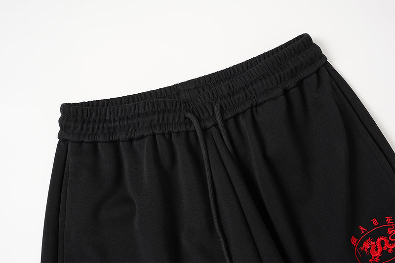 Wide-Leg Camo Sweatpants – Baggy Streetwear Joggers with Drawstring Waist