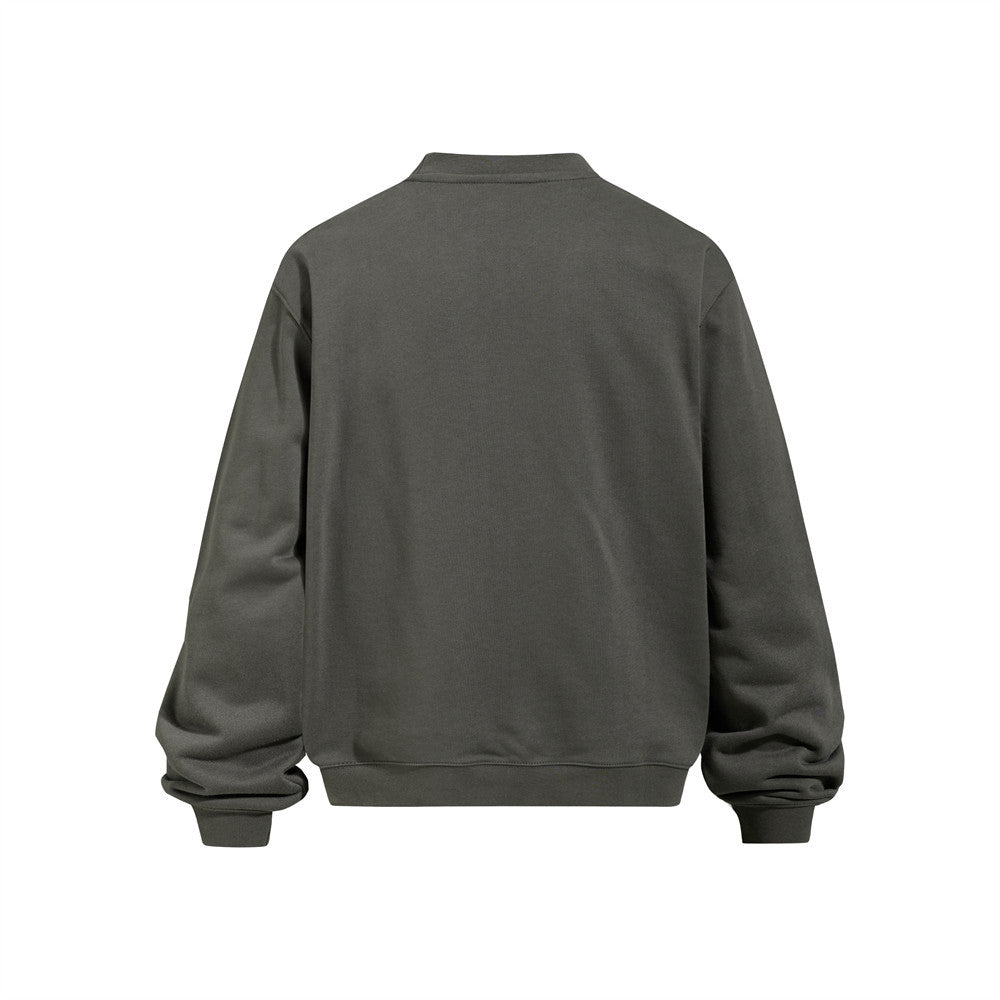 Persist Graphic Print Oversized Crewneck Sweatshirt