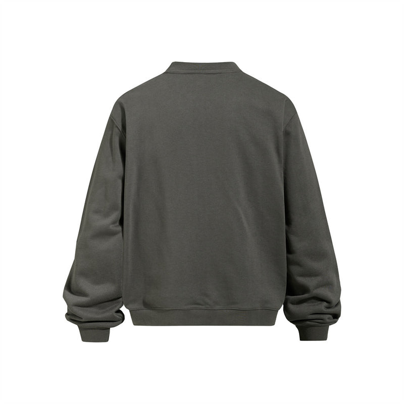 Persist Graphic Print Oversized Crewneck Sweatshirt