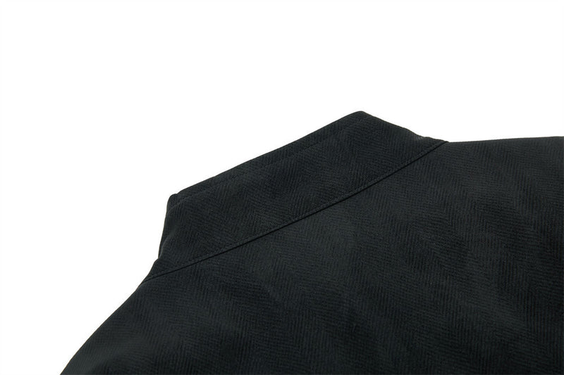 Jacke mit Stehkragen und Reißverschluss – Dekonstruierter Oversized-Schnitt