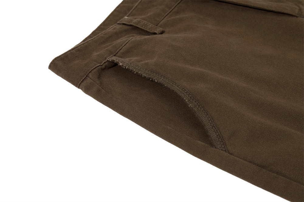 Wide-Leg Cargo Pants Men – Multi-Pocket A-Line Baggy Trousers