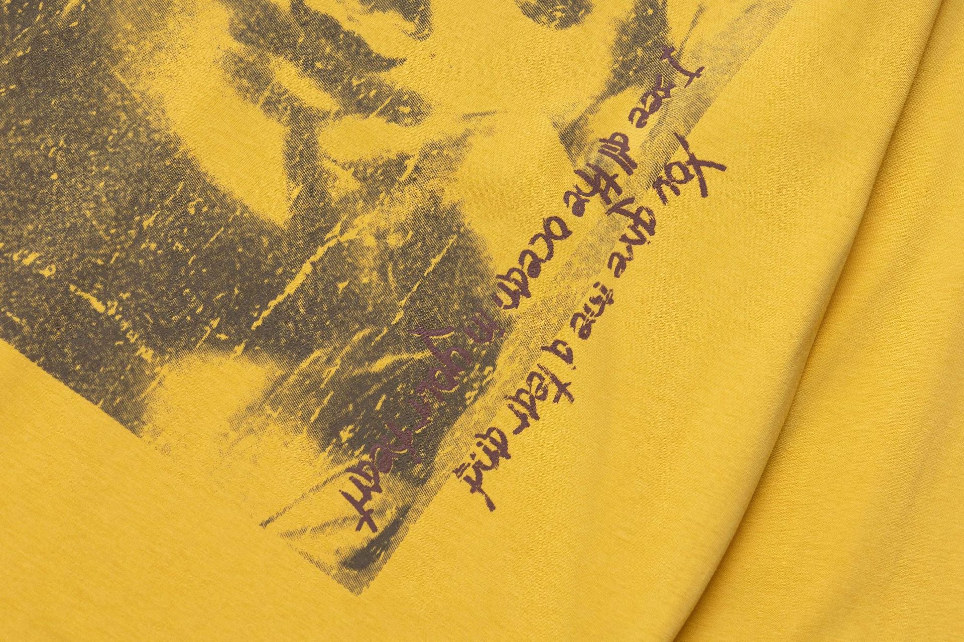 Langarmshirt mit Grafikprint, Street-Rock-Porträt und Rundhalsausschnitt