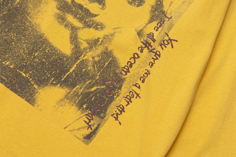 Langarmshirt mit Grafikprint, Street-Rock-Porträt und Rundhalsausschnitt