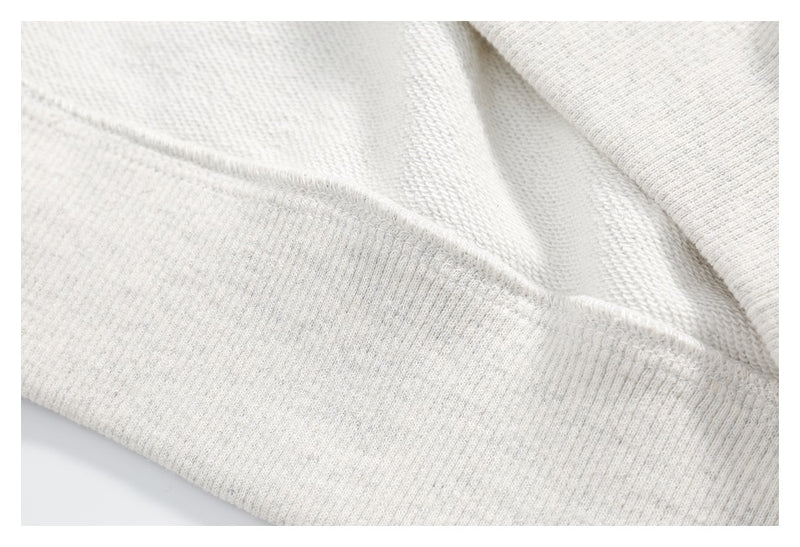 Cropped Half-Zip Sweatshirt Jacket – Colorblock Raglan with Stripe Sleeves