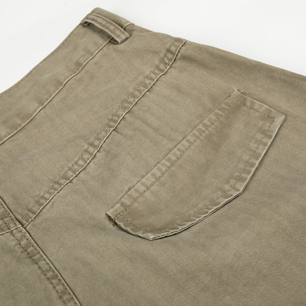 Men's Wide-Leg Pants with Star Studded Cross Pocket Detail – Vintage Punk Style