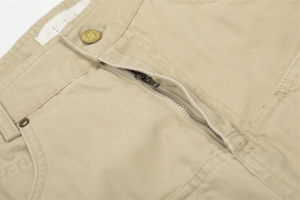Wide-Leg Frayed Seam Pants – Deconstructed Streetwear Trousers