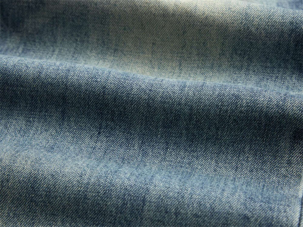 Wide-Leg Washed Vintage Blue Jeans – Men's Relaxed Straight Denim