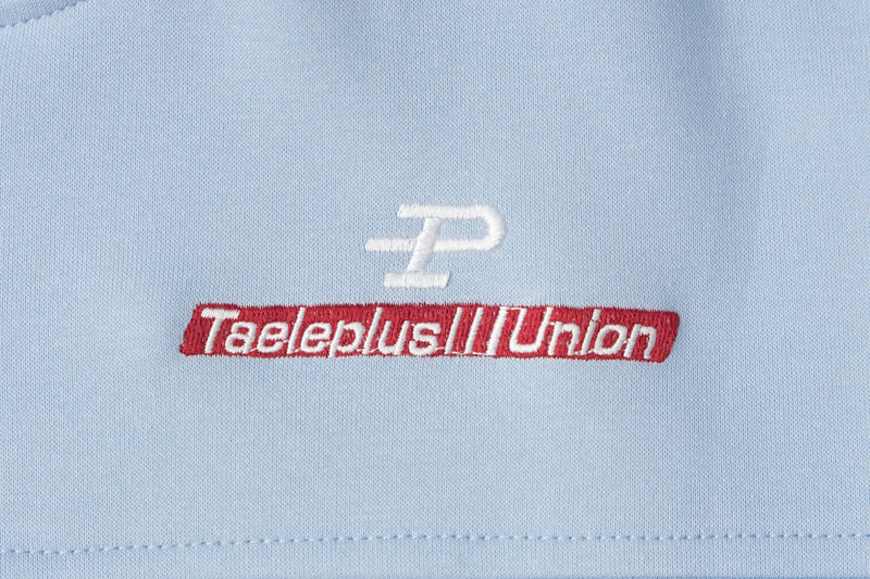 Sweat à capuche bleu zippé intégral avec patch brodé du numéro varsity 07