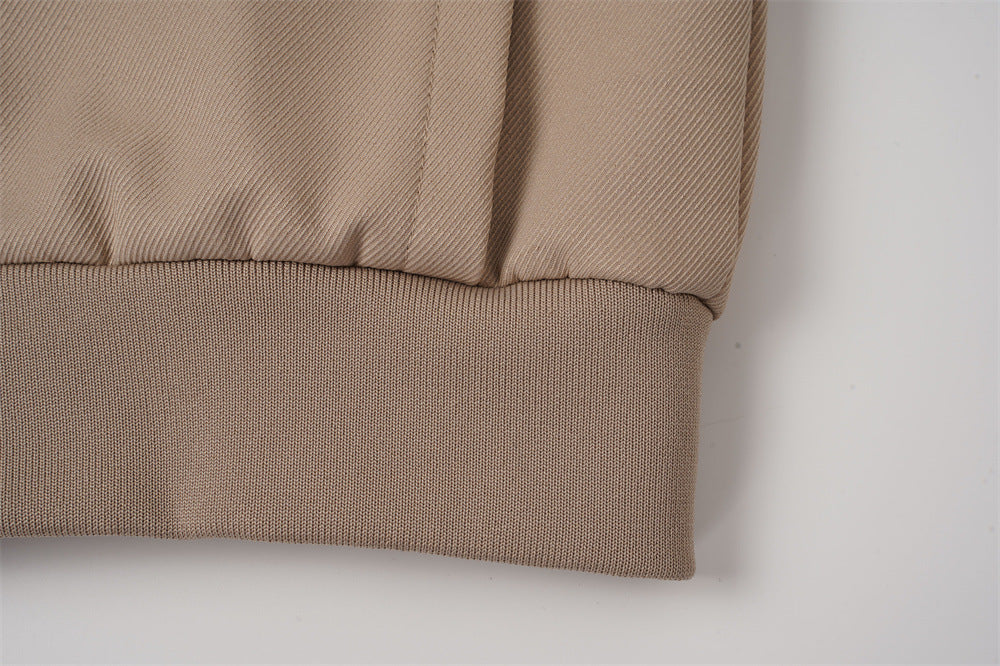 Blouson bomber oversize avec col montant et poches cargo