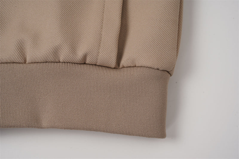 Blouson bomber oversize avec col montant et poches cargo