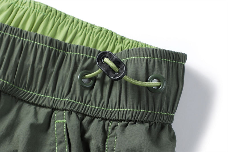 Cargo Work Pants for Men – Wide-Leg Multi-Pocket Utility Trousers with Contrast