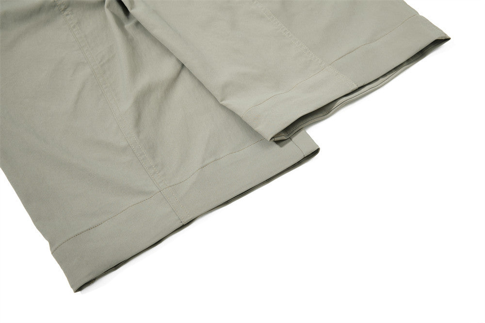 Wide-Leg Barrel Trousers with Belt – High-Waist Oversized Curved Pants