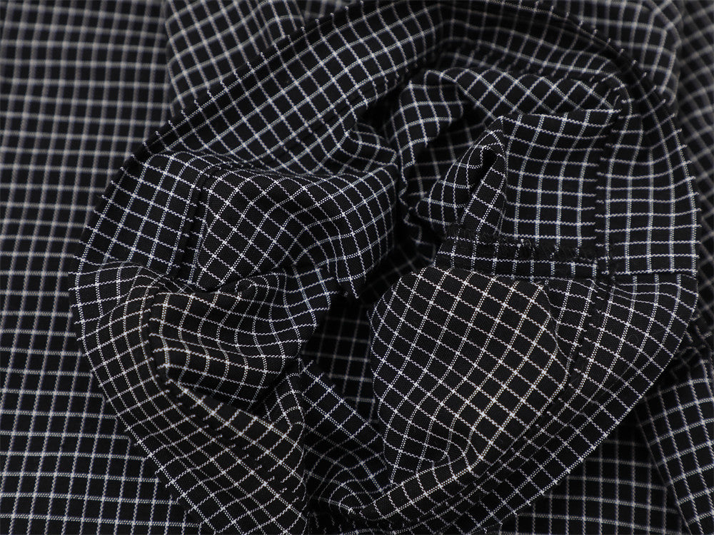 American Casual Plaid Short Sleeve Shirt with Script Embroidery