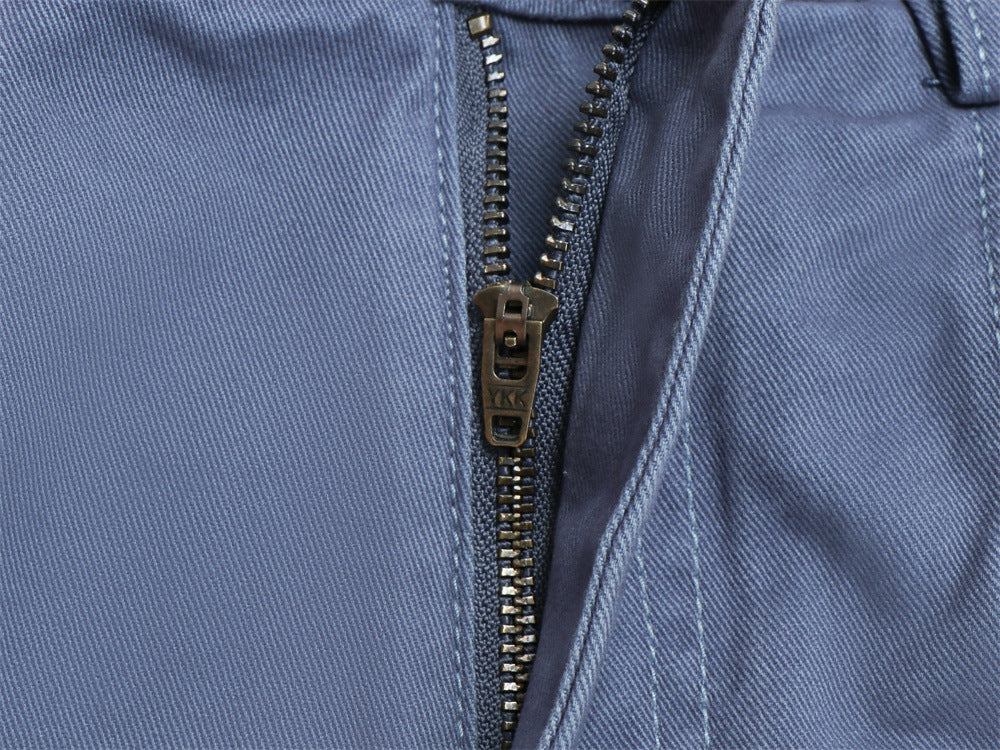 Men's Wide-Leg Cargo Pants with Multi-Pocket Utility Design