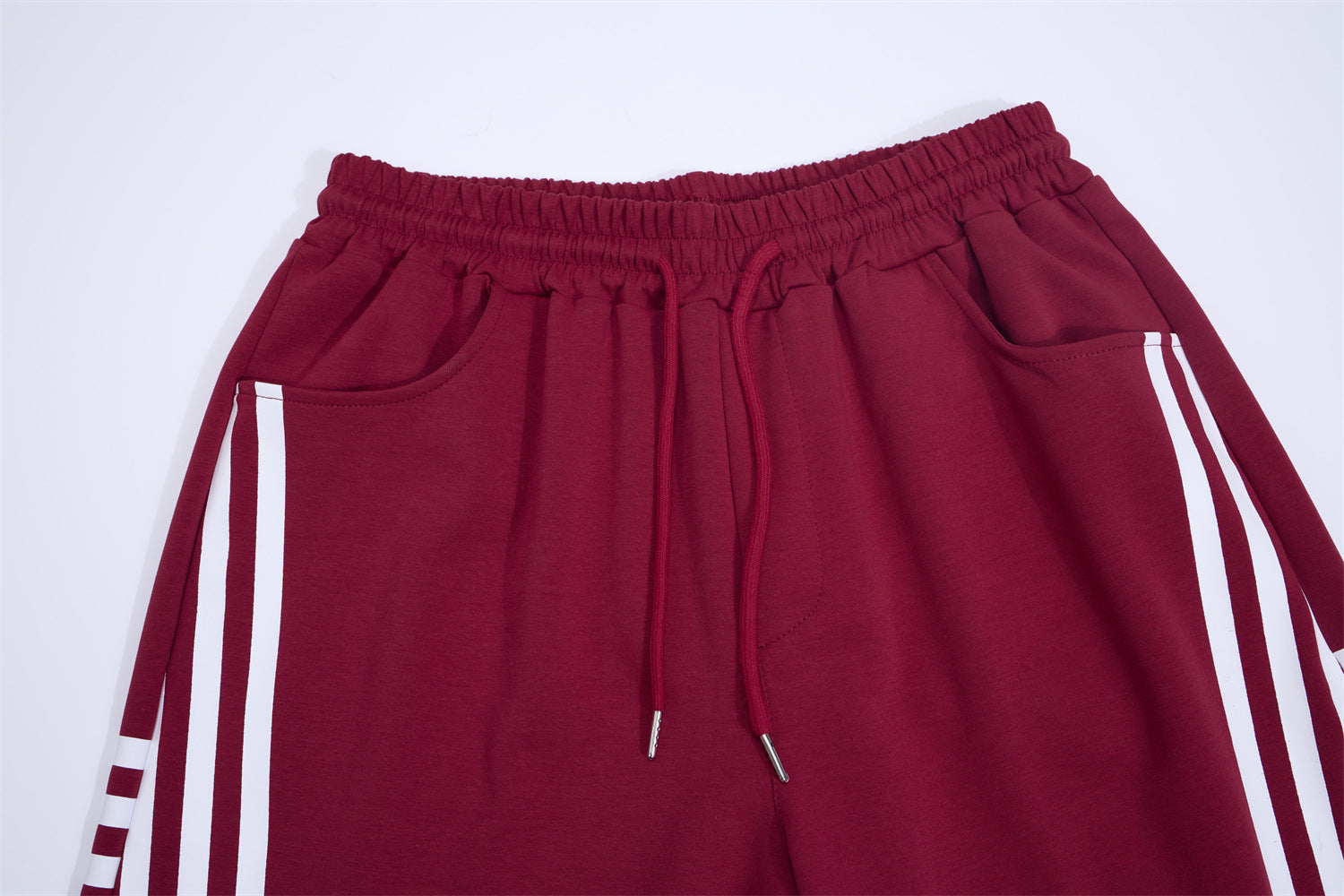 Wide Leg Sweatpants with Stripe & Mellifluous Graphic Print