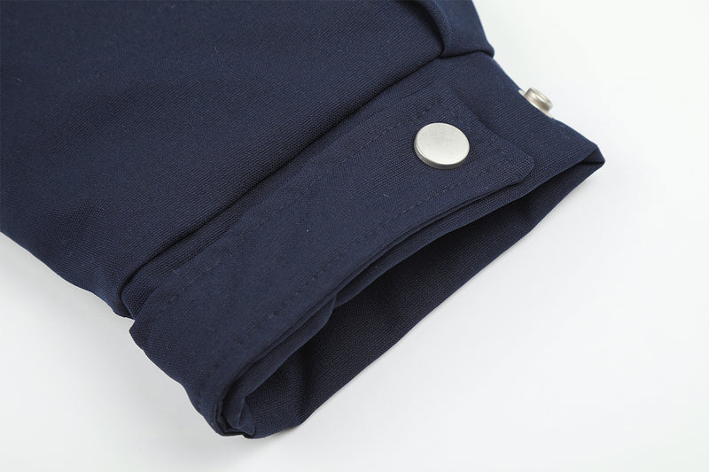 Chaqueta bomber acolchada para hombre con cuello de pelo sintético – Estilo universitario vintage americano