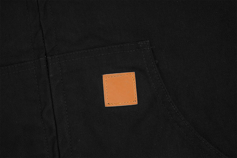 Men's Washed Canvas Hooded Work Jacket – Vintage American Workwear Style
