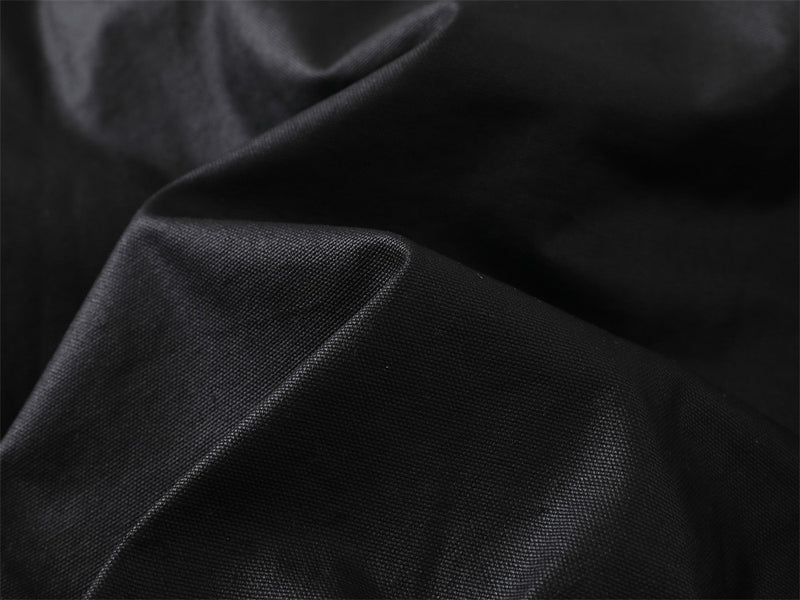 Blouson bomber homme noir à col montant – Harrington enduit coupe décontractée