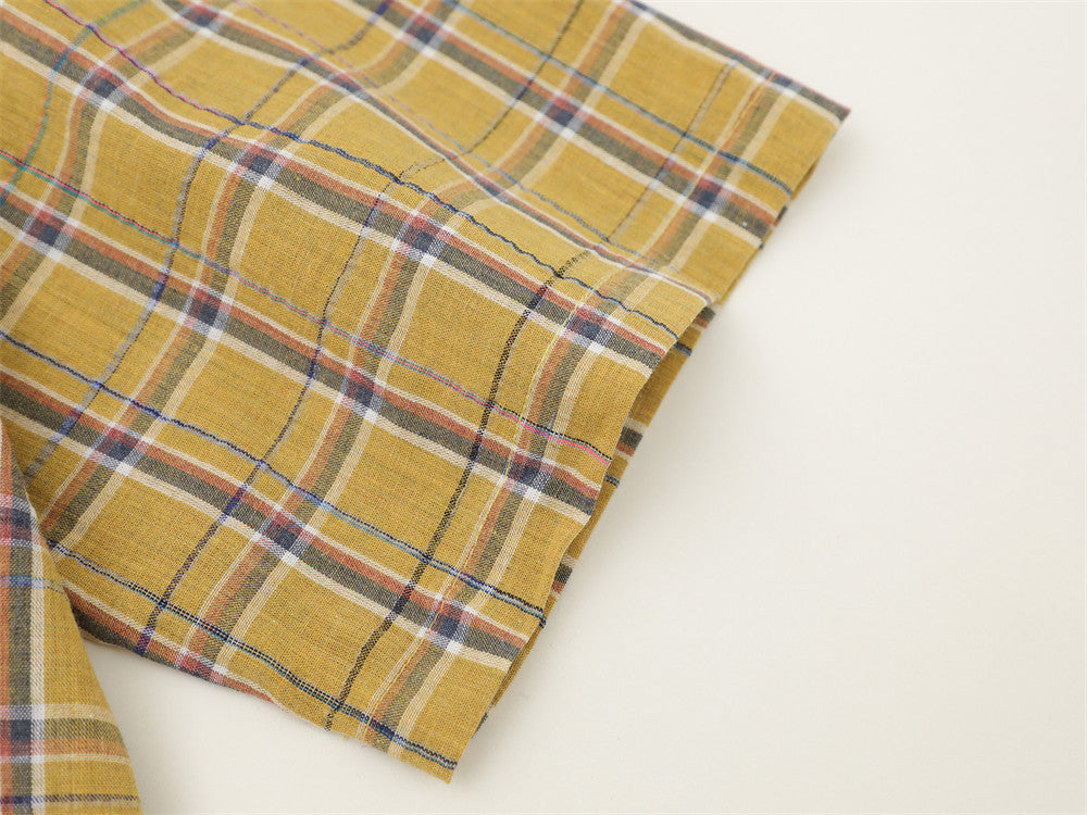No Chains No Limits Plaid Short Sleeve Shirt – Relaxed Fit Button-Up