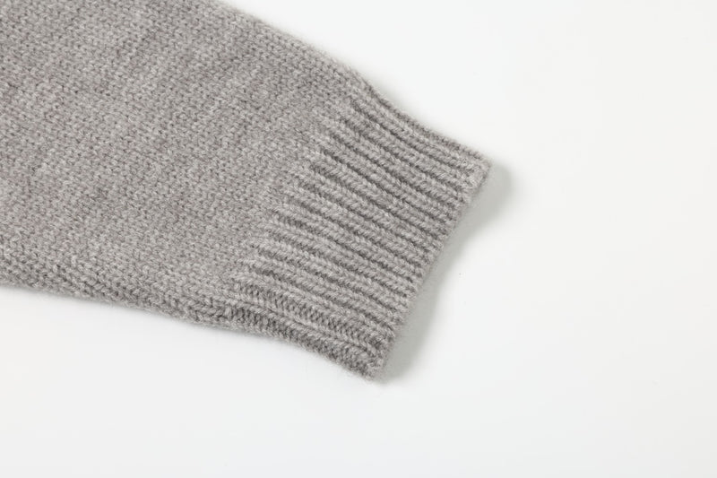 Fair Isle Jacquard Knitted Crew Neck Sweater – Vintage American Style