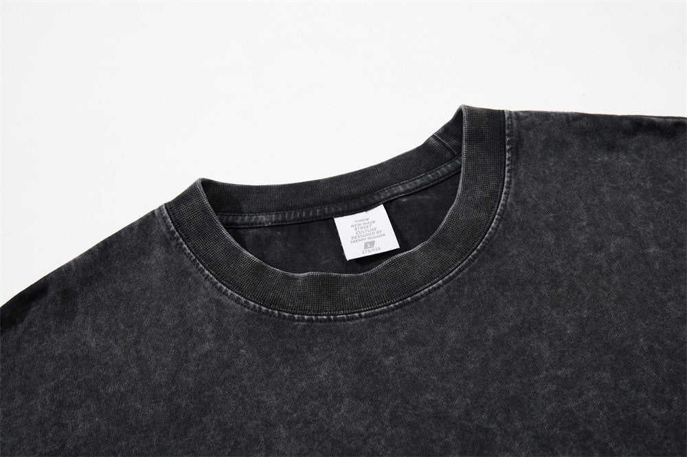 Endless Strum Graphic Acid Wash Oversized T-Shirt