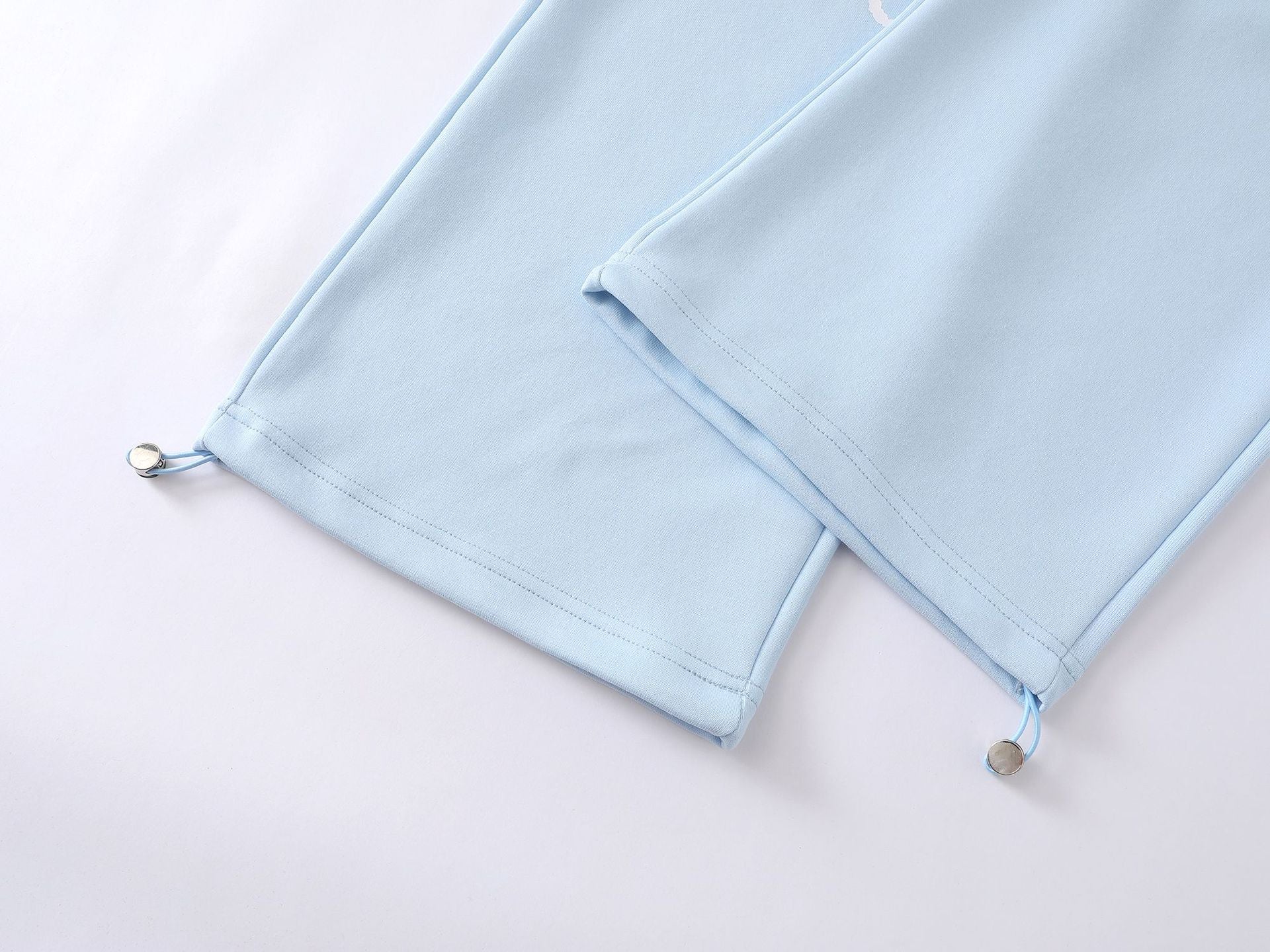 Pantalon de survêtement baggy à jambes larges avec imprimé croix – taille haute colorblock