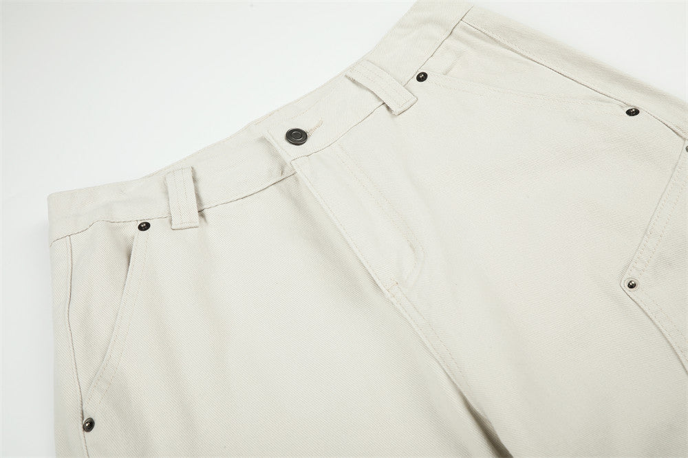 Pantalon de charpentier à jambes larges – Coupe décontractée inspirée du workwear