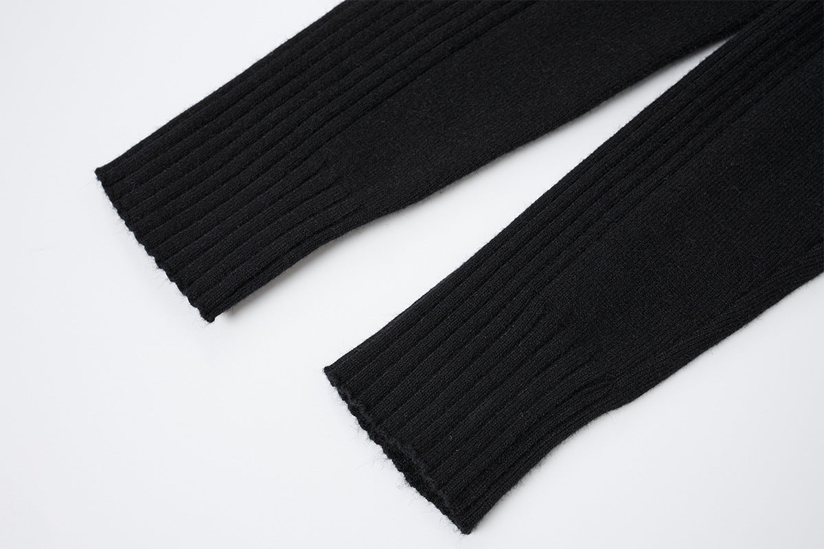 Men's Slim-Fit Ribbed Knit Crewneck Sweater