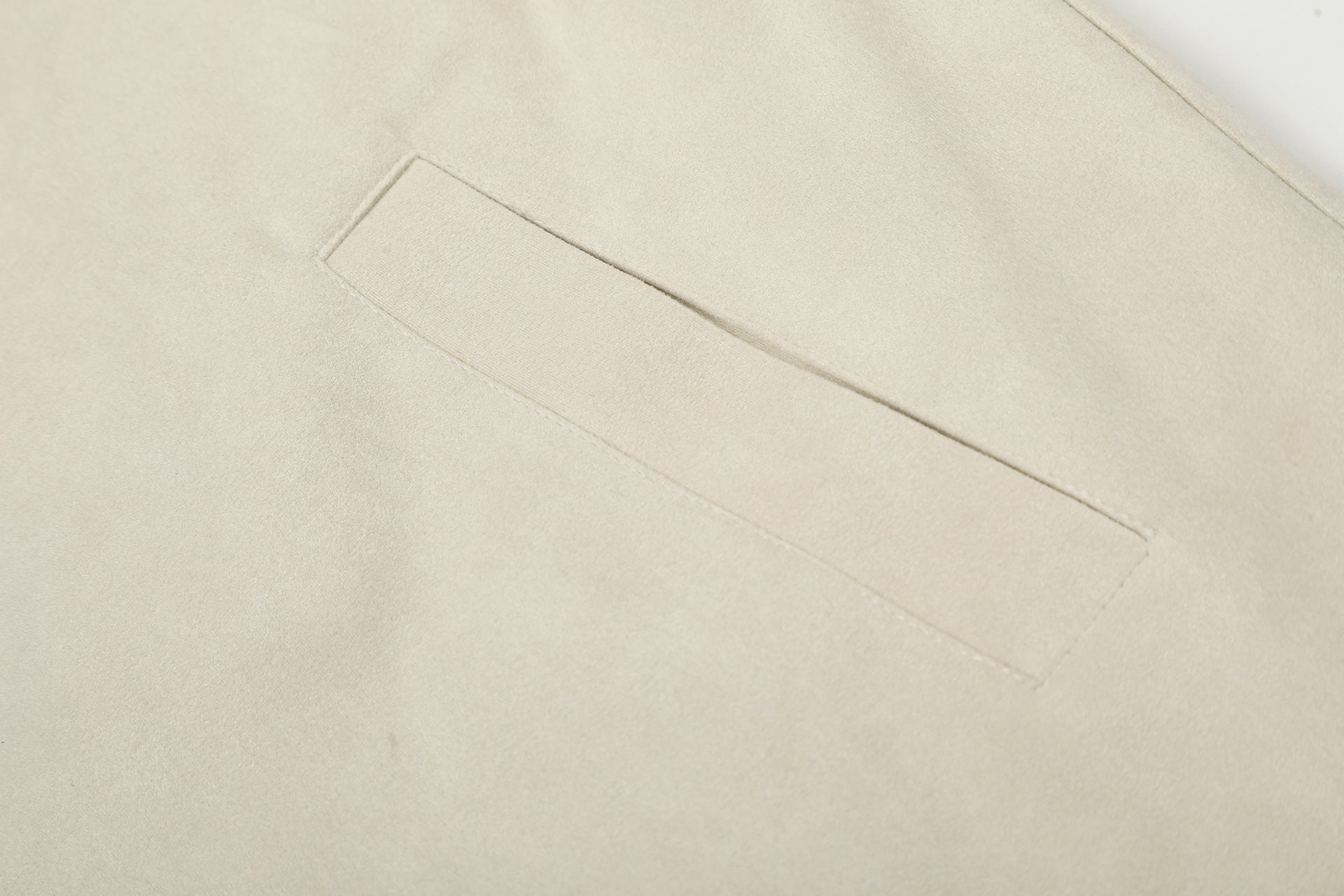 Veste en daim à fermoirs brodés – Style vintage américain Detroit pour homme