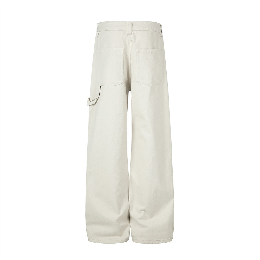 Pantalon de charpentier à jambes larges – Coupe décontractée inspirée du workwear