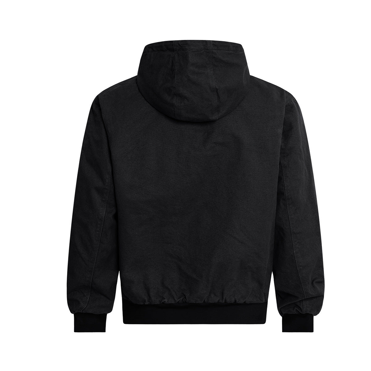 Men's Washed Canvas Hooded Work Jacket – Vintage American Workwear Style