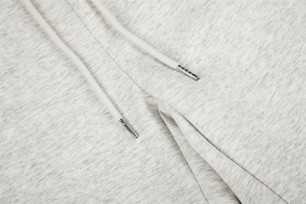 Wide Leg Sweatpants with Gold Stud Detail & Drawstring Waist