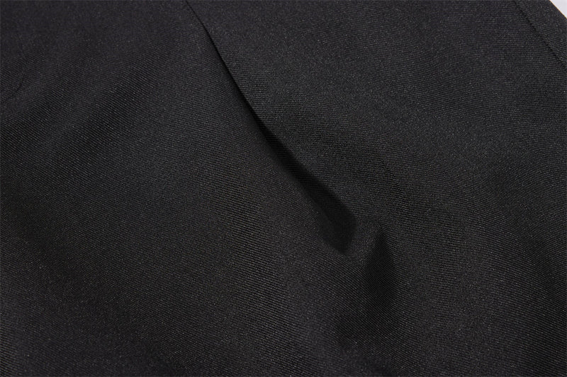 Herrenhose mit weitem Bein und Bundfalten – Loose Fit, unifarben