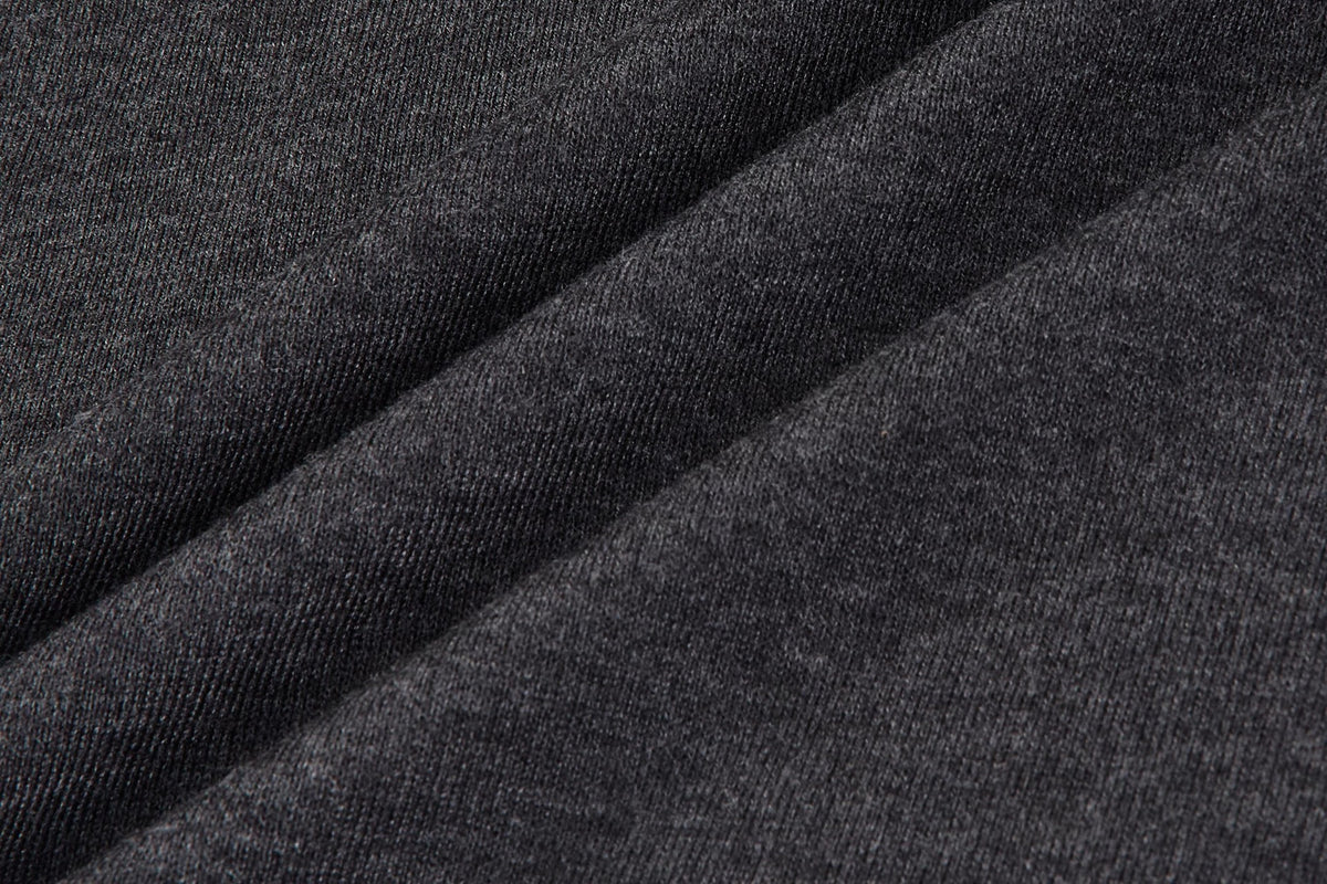 Men's Military-Style Henley Long Sleeve Shirt with Chest Pockets & Epaulettes