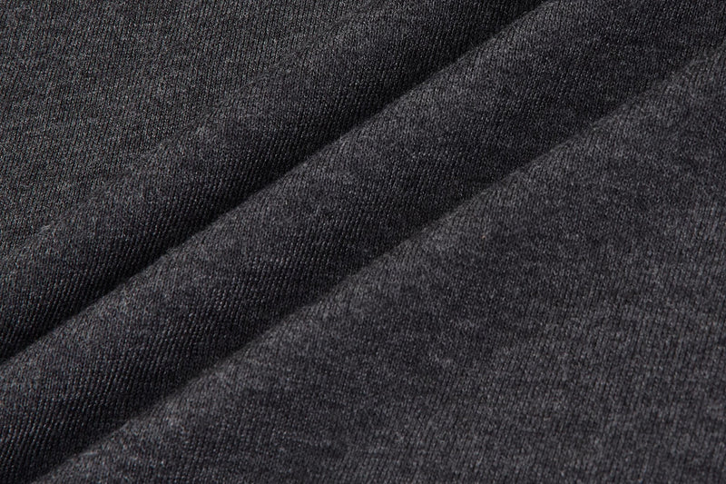 Men's Military-Style Henley Long Sleeve Shirt with Chest Pockets & Epaulettes