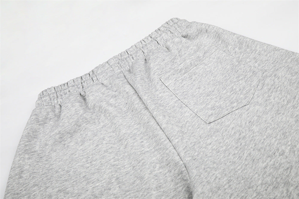 Wide-Leg-Sweathose mit Stern-Grafik und dreifachen Streifen-Details