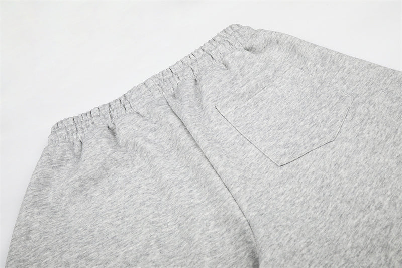 Wide-Leg-Sweathose mit Stern-Grafik und dreifachen Streifen-Details