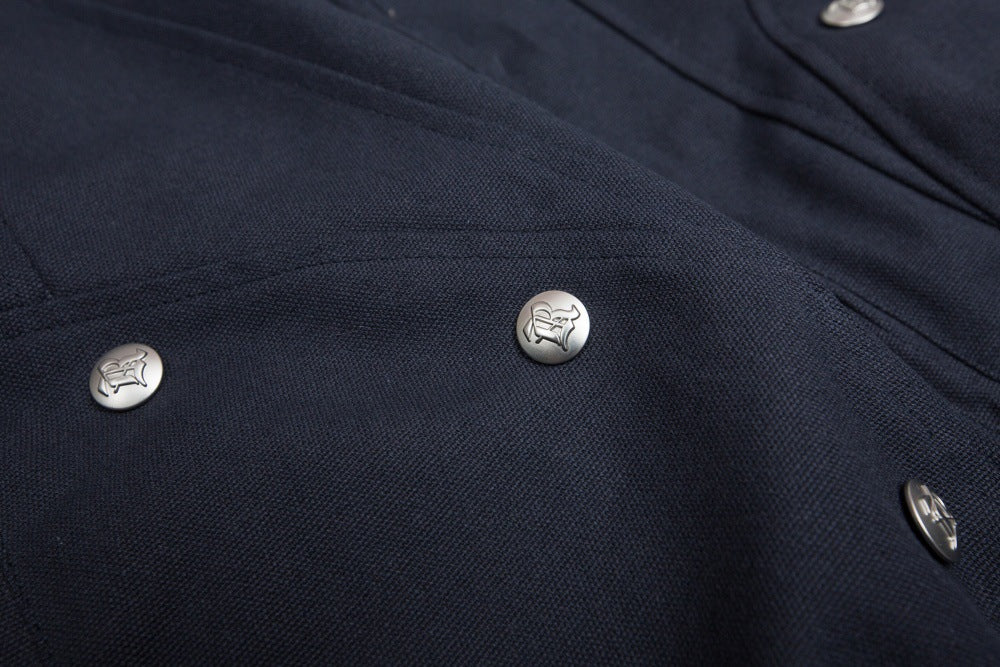 Oversized Hooded Bomber Jacket with Sherpa-Lined Hood & Decorative Buttons