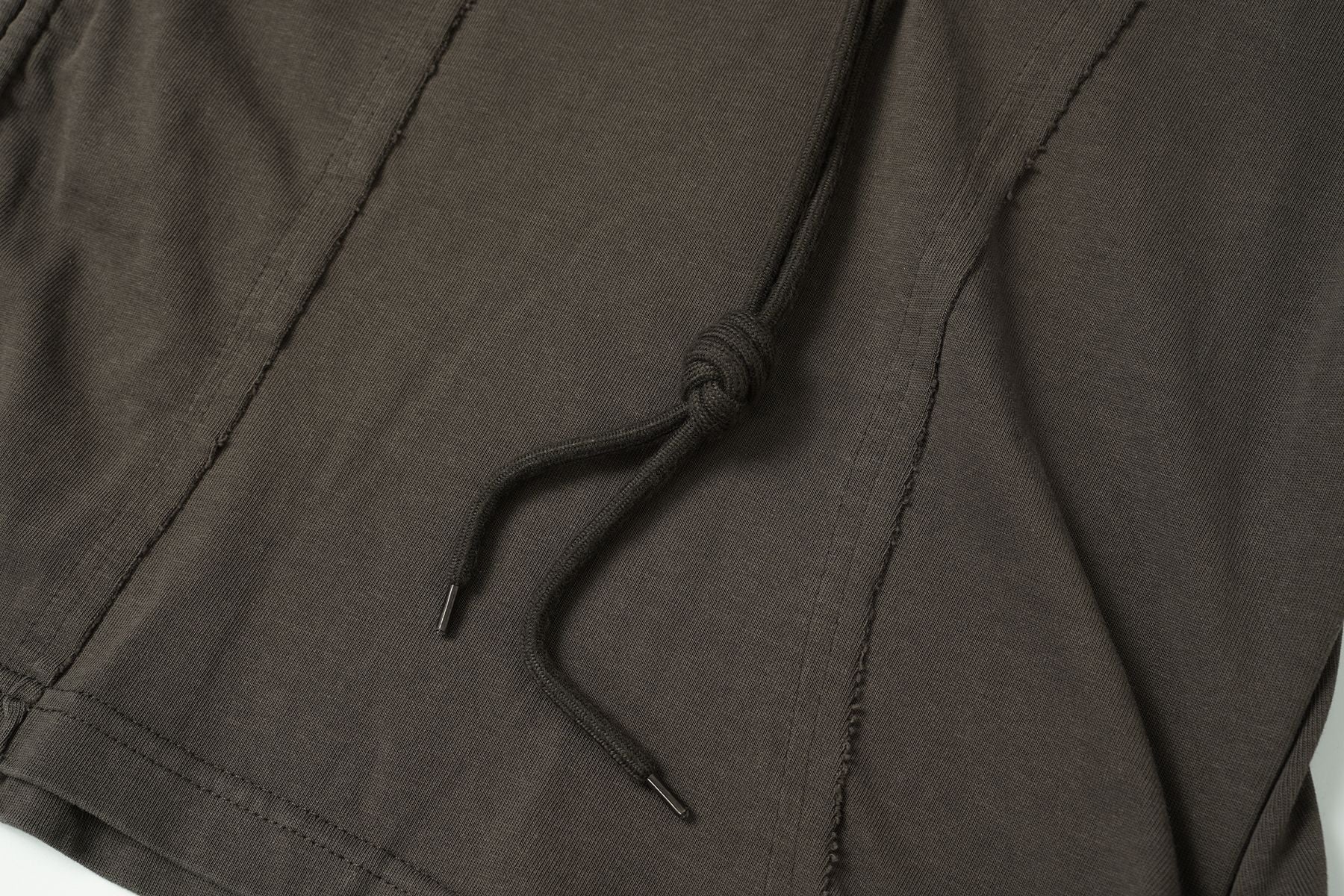 Langarm-Sweatshirt mit Farbverlauf, Washed-Finish und Tunnelzugsaum