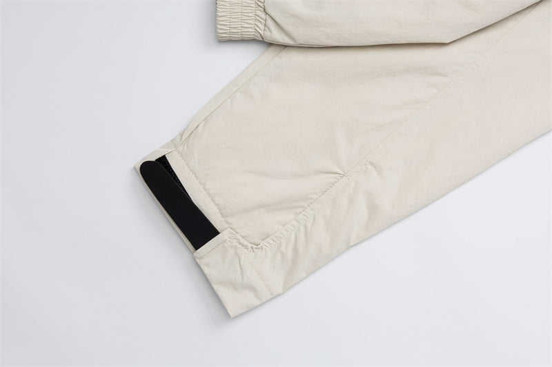 Oversized Stand-Collar Zip-Up Jacket – Men's Relaxed Fit with Zip Pockets