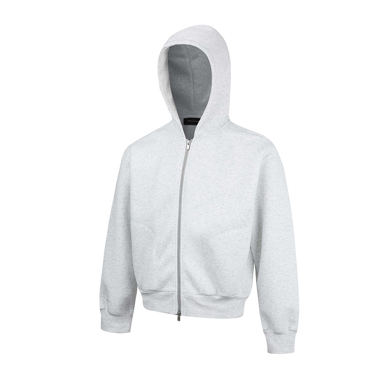 Zip-Up Hoodie – Oversized Fit with Full-Length Zipper